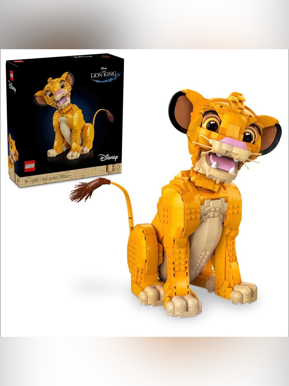 New LEGO Disney 43247 The Lion King Young Simba Factory Sealed Box Retired